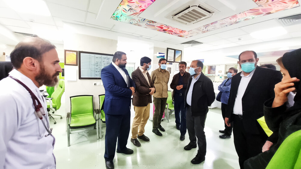 بازدید مدیرکل بازرسی نهاد ریاست جمهوری از بیمارستان امام علی (ع) چهارمحال و بختیاری