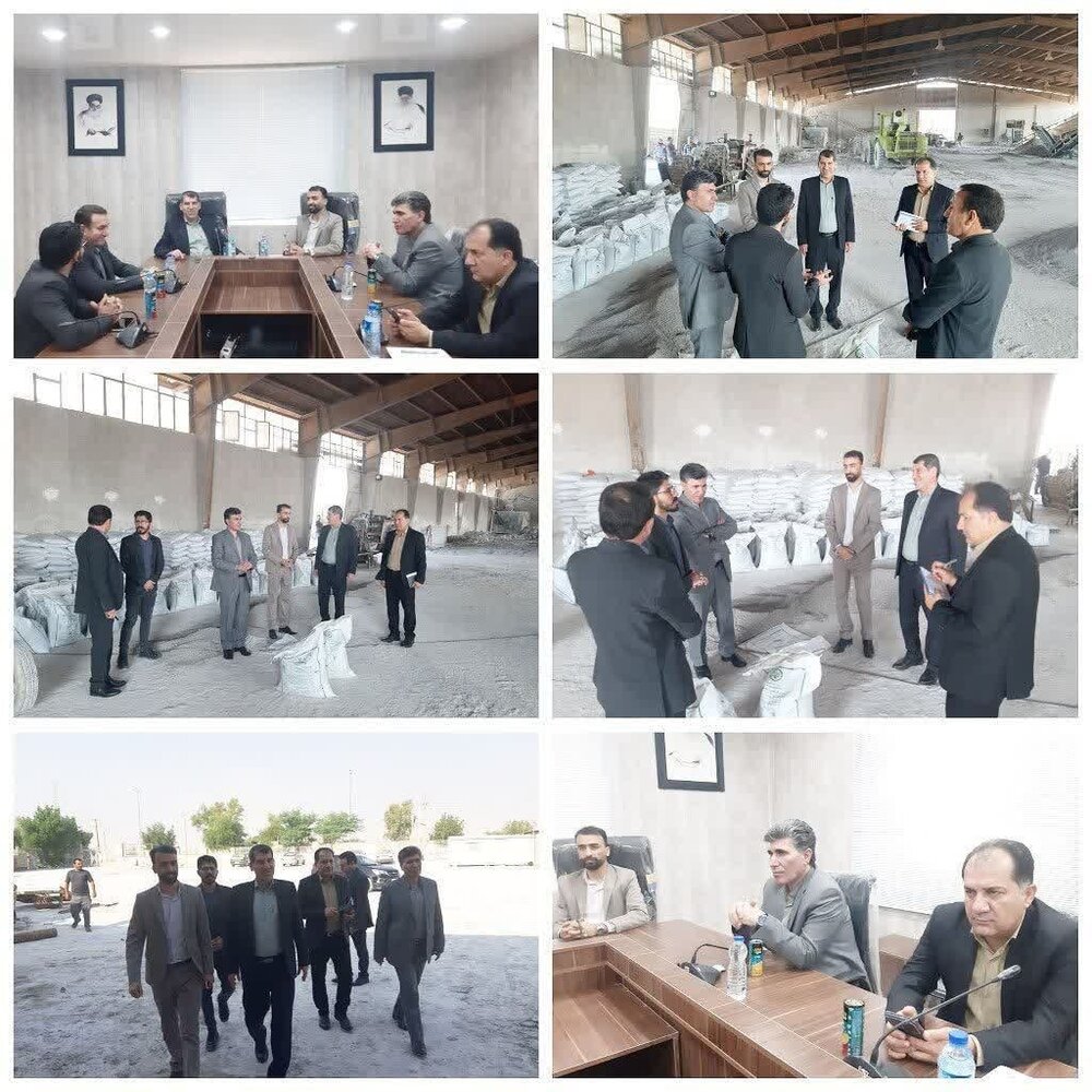 بازدید مدیرکل تامین‌اجتماعی استان ایلام از کارخانجات کودشیمیایی دربند شیمی دهلران