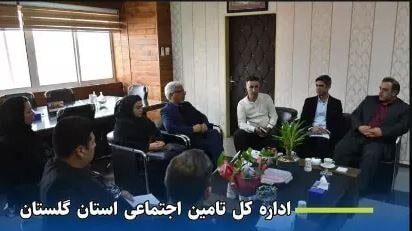 دیدار مدیرکل تامین‌اجتماعی گلستان با رئیس انجمن صنفی شرکت‌های خدماتی فنی و مهندسی استان