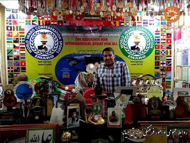 ثبت جهانی رکورد ورزشی معلول توانمند عضو جامعه هدف بهزیستی میانه 