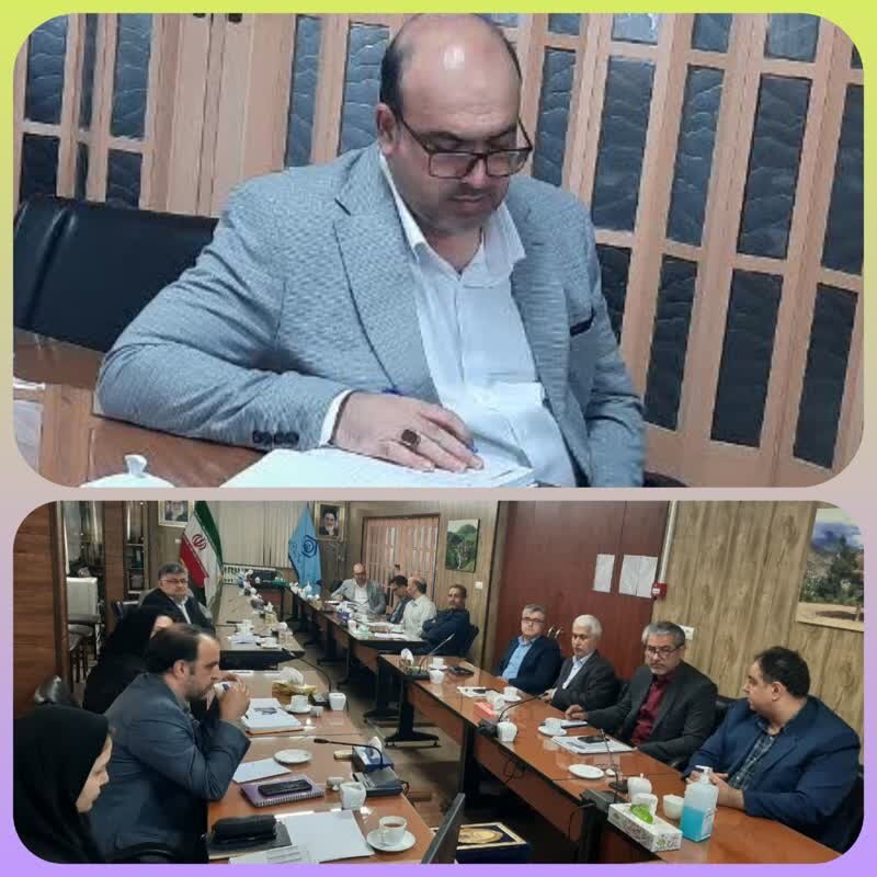 نشست مدیر درمان تامین‌اجتماعی استان مازندران با روسای مراکز بیمارستانی استان