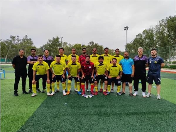 نائب قهرمانی کرمانشاه در لیگ فوتبال هفت نفره کارگران کشور در کیش 
