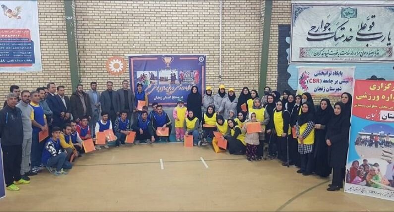 ۱۲ معلول زنجانی با کسب جام بلندهمتان به مرحله کشوری راه یافتند