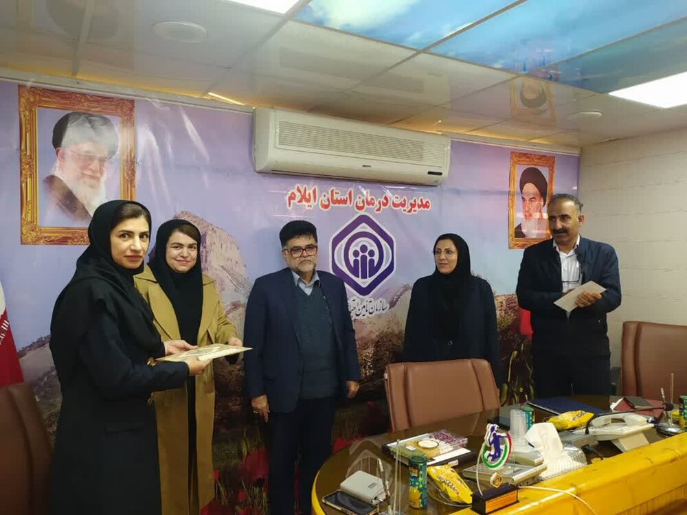 تجلیل از مدال‌آوران المپیاد ورزشی با حضور مدیر درمان تامین‌اجتماعی ایلام