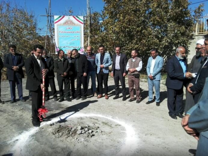 آیین کلنگ‌زنی ساختمان خوابگاه گروه‌های هدف در بهزیستی شهرستان فیروزآباد