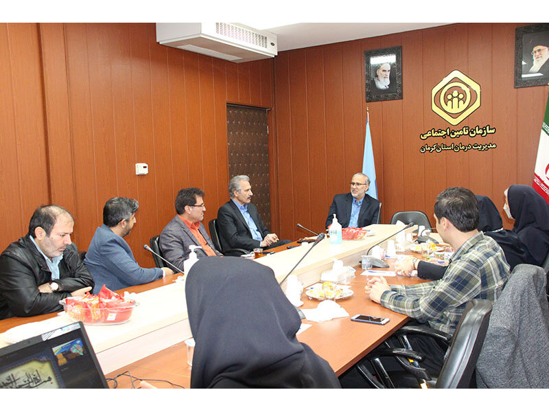 رضایت تیم کارشناسی اداره‌کل درمان مستقیم تامین‌اجتماعی از عملکرد واحدهای‌ درمانی کرمان