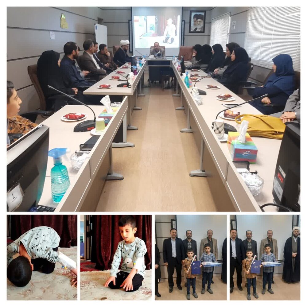  تجلیل مدیر درمان تامین‌اجتماعی استان زنجان از کودک نمازگزار ابهری