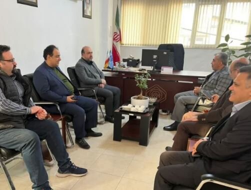 حضور مدیر درمان تامین‌اجتماعی مازندران و جمعی از همکاران ستادی در شعبه گلوگاه