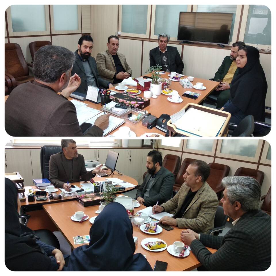 دیدار معاون تعهدات بیمه‌ای اداره‌کل تامین‌اجتماعی البرز با مسئول سازمان بسیج مهندسین صنعت‌ومعدن 