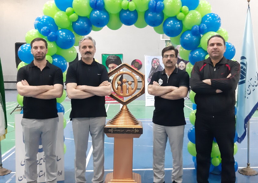 قهرمانی تیم دارت اداره کل تامین‌اجتماعی استان قزوین 