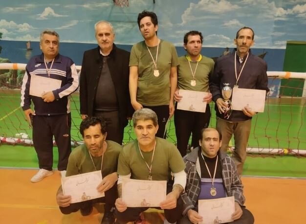 نایب قهرمانی تیم گلبال نابینایان چهارمحال و بختیاری