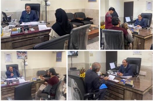 ملاقات چهره به چهره مدیرکل تعاون، کار و رفاه اجتماعی استان ایلام با مردم