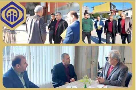 بازدید مدیرکل تامین‌اجتماعی استان مازندران از شرکت‌های شهرستان عباس‌آباد