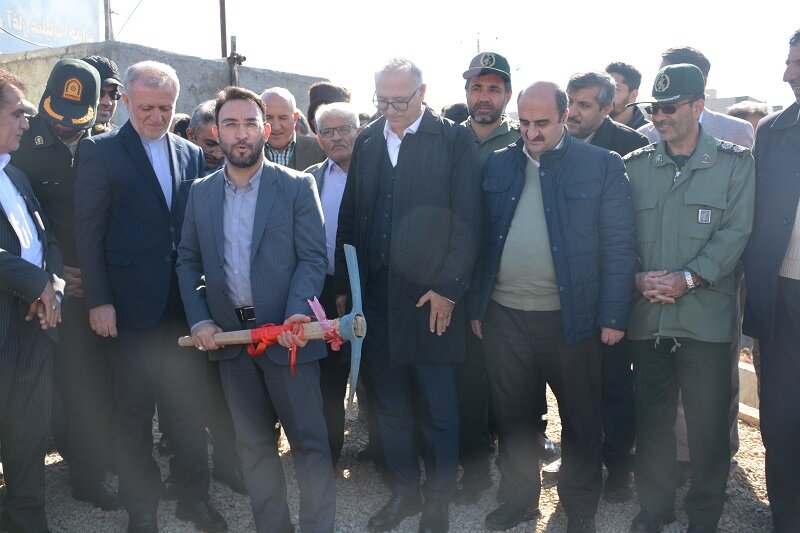 برگزاری مراسم کلنگ‌زنی درمانگاه تامین‌اجتماعی شهرستان شاهین دژ