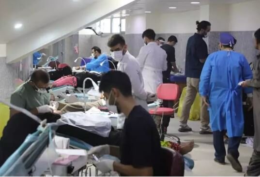 راه‌اندازی مرکز دندانپزشکی موقت رایگان ویژه مددجویان بهزیستی و کمیته امداد در چابهار 