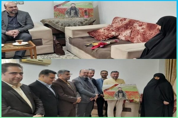 دیدار مدیر درمان تامین‌اجتماعی مازندران با مادر شهید مدافع حرم محمود رادمهر