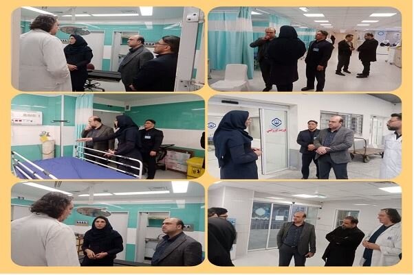 بازدید سرزده مدیر درمان تامین‌اجتماعی استان مازندران از بیمارستان شفا بابلسر