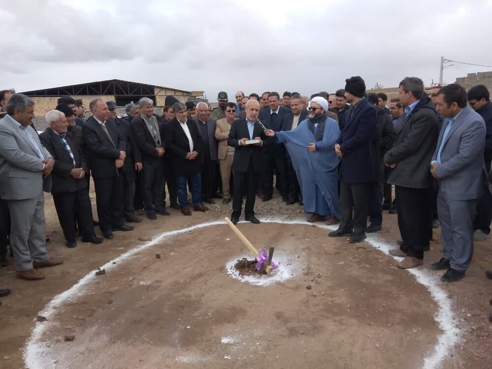 کلنگ‌زنی درمانگاه تامین‌اجتماعی شهرستان جوین 