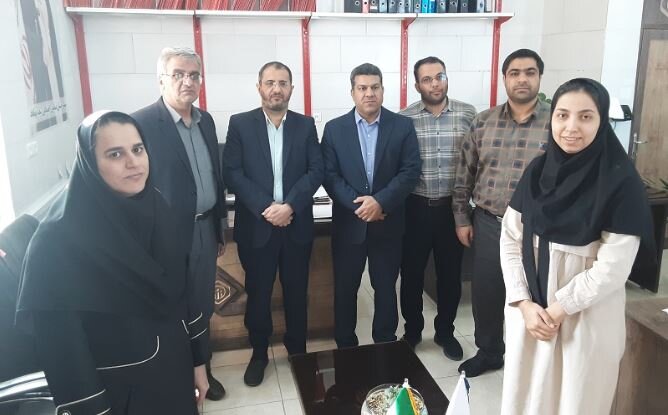 بازدید مدیرکل تامین اجتماعی یزد از شعبه بهاباد 