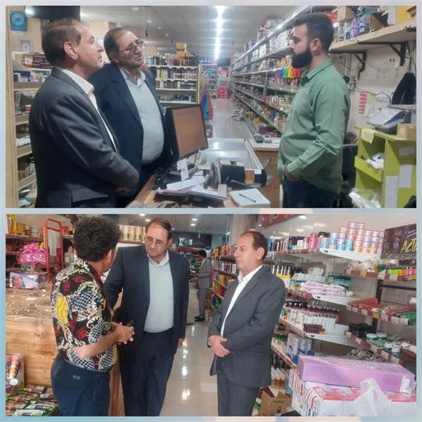 بازدید مدیرکل تعاون، کار و رفاه اجتماعی ایلام از فروشگاه‌های متصل به کالابرگ الکترونیکی در آبدانان