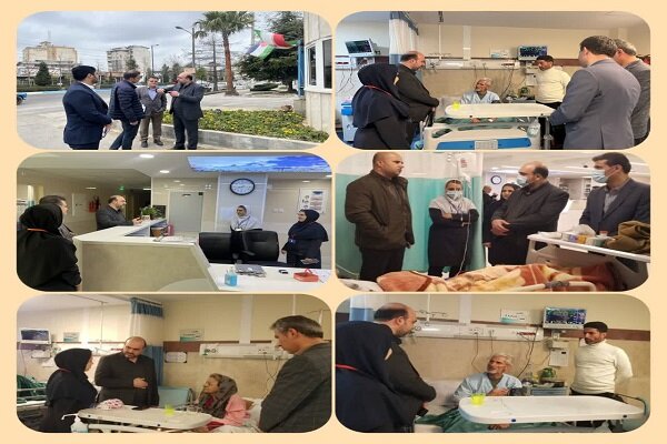 بازدید مدیر درمان تامین‌اجتماعی استان مازندران از بیمارستان شفا بابلسر