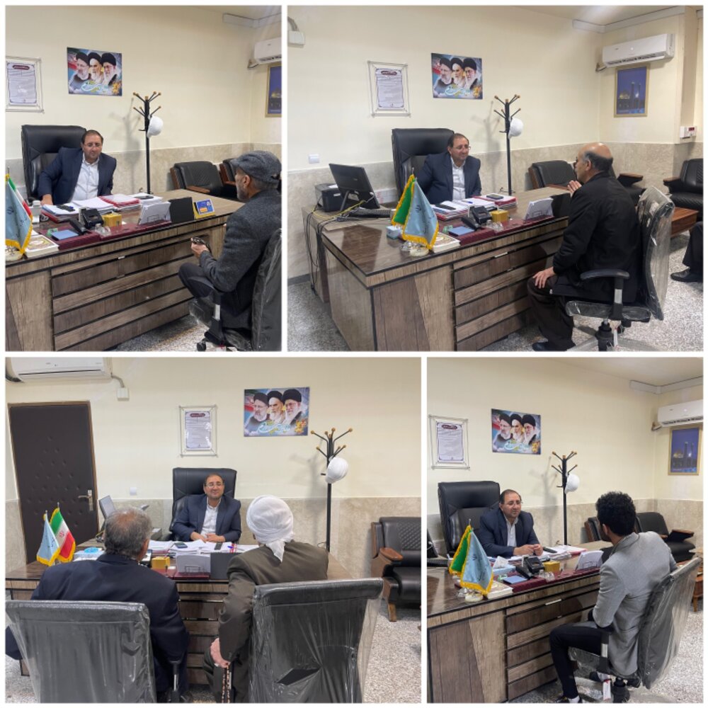 ملاقات چهره به چهره مدیرکل تعاون، کار و رفاه اجتماعی استان ایلام با مردم