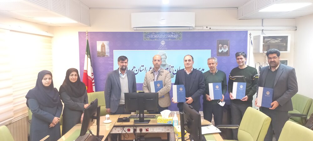 تقدیر مدیرکل درمان مستقیم سازمان تامین‌اجتماعی از همکاران بیمارستان آتیه همدان 