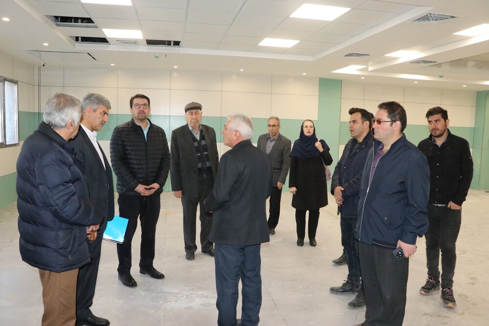 بازدید مدیر درمان تامین اجتماعی استان اردبیل از پروژه‌های بیمارستان سبلان 