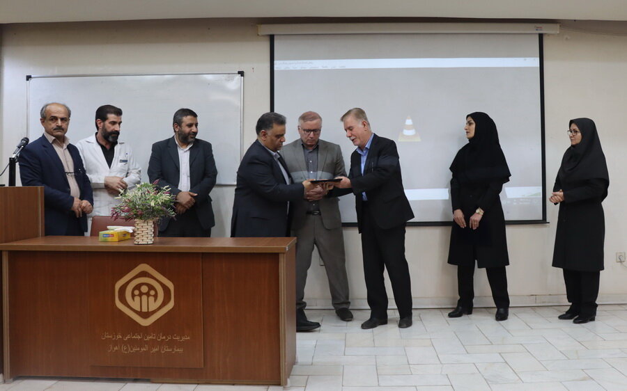 انتصاب سرپرست جدید بیمارستان تامین اجتماعی امیرالمومنین (ع) اهواز 