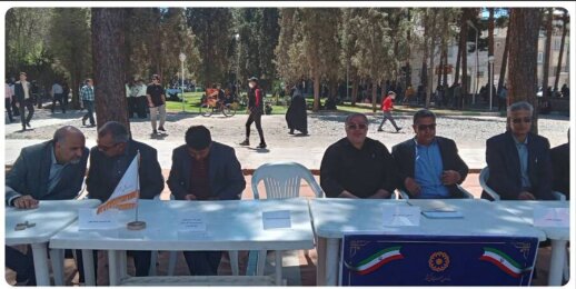 برپایی میز خدمت اداره کل بهزیستی خراسان جنوبی در حاشیه راهپیمایی روز جهانی قدس