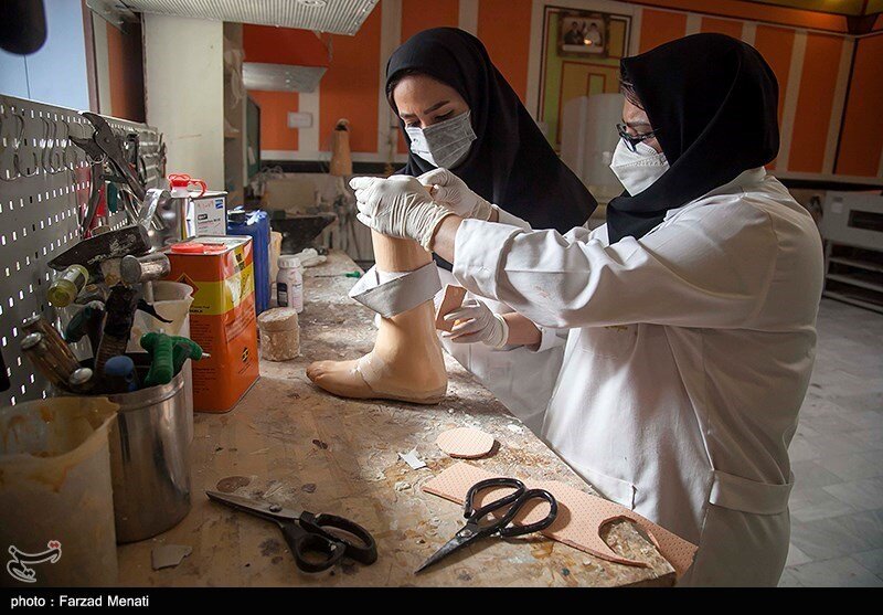  ساخت پروتزهای زیبایی چشم مصنوعی، بینی، گوش و انگشتان دست در هلال احمر 