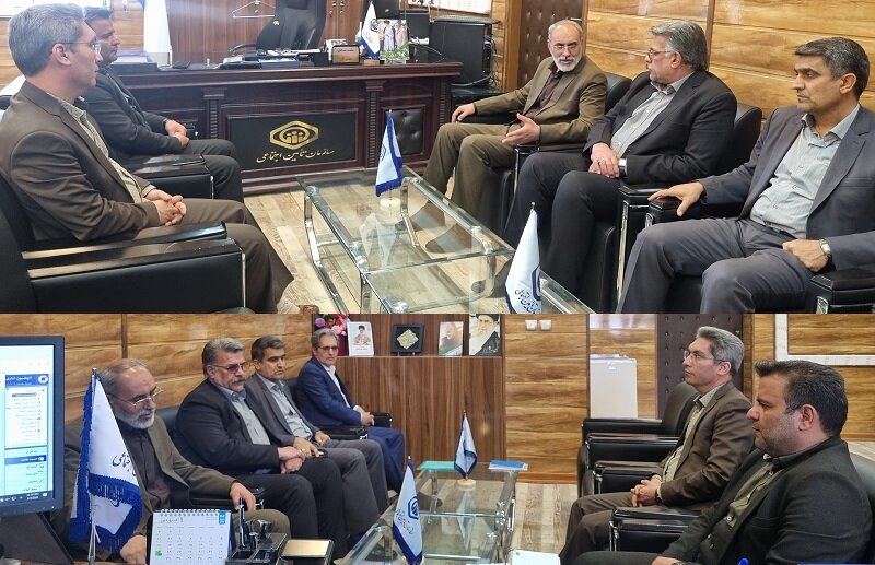 دیدار مدیرکل آموزش و پرورش استان سیستان و بلوچستان با مدیر کل تامین اجتماعی استان