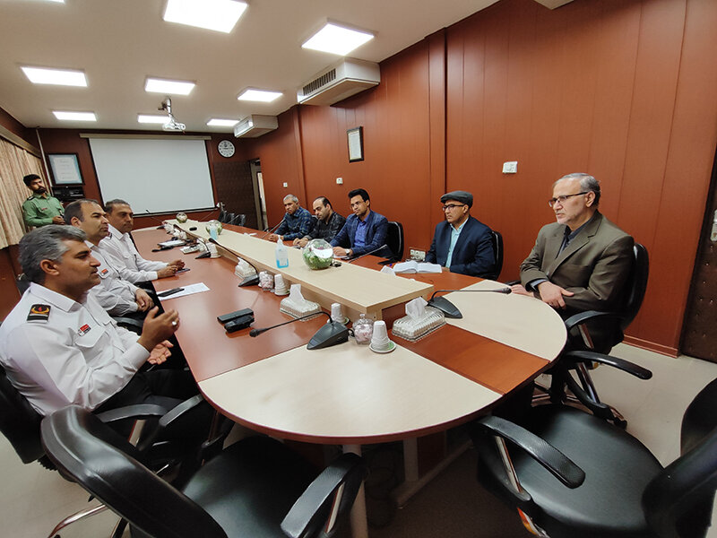 دیدار مدیرعامل آتش‌نشانی کرمان با مدیر درمان تامین اجتماعی استان