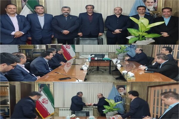 دیدار سرپرست بانک رفاه استان مازندران با مدیر درمان تامین اجتماعی استان 