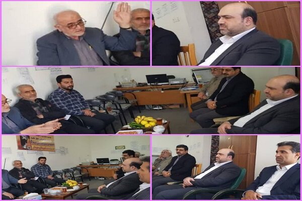 دیدار مدیر درمان تامین‌اجتماعی مازندران با رئیس و اعضای کانون بازنشستگان جویبار