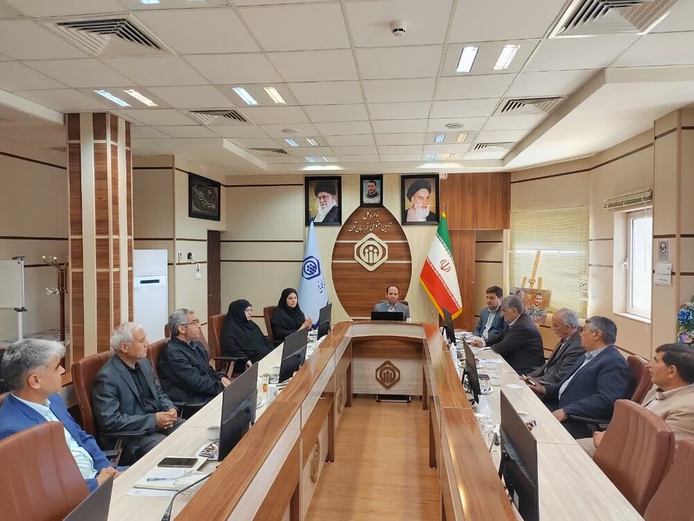 نخستین جلسه مدیرکل تامین اجتماعی خراسان شمالی با شرکای اجتماعی سازمان در سال ۱۴۰۳ 