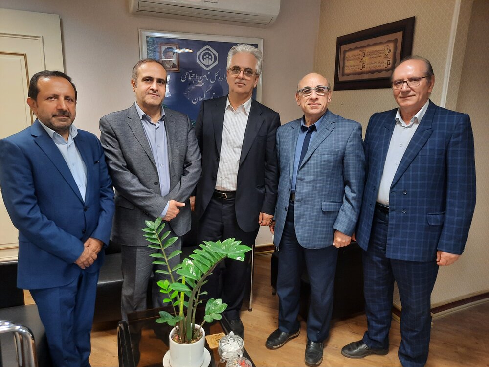 نشست مشترک مدیرکل تامین اجتماعی گیلان با اعضای هیات مدیره انجمن مدیران صنایع استان