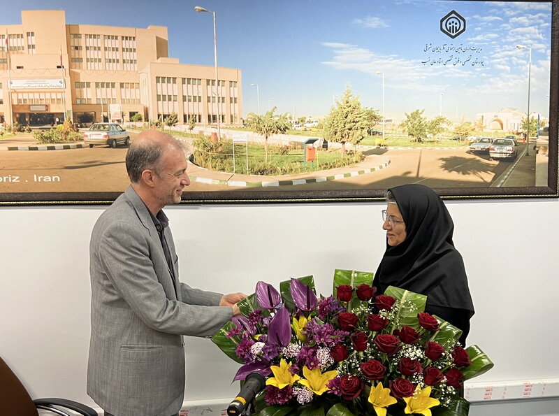 برگزاری مراسم تکریم و معارفه سرپرست بیمارستان عالی نسب تبریز 