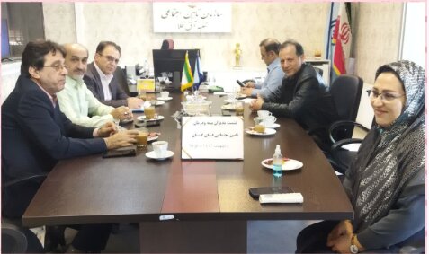 بازدید مدیران بیمه و درمان تامین اجتماعی گلستان از درمانگاه موقت شهرستان آق قلا