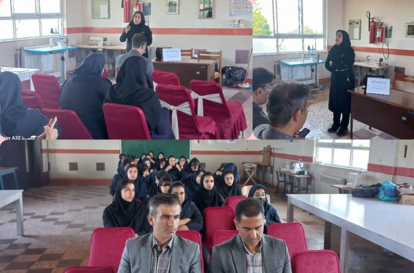 اجرای طرح آموزشی فرهنگ‌سازی بیمه‌ای در دو مدرسه شهرستان خمام