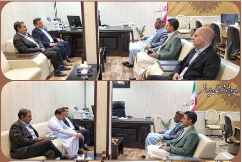 دیدار مدیرکل تامین‌اجتماعی سیستان و بلوچستان با معاونت استاندار و فرماندار ویژه ایرانشهر