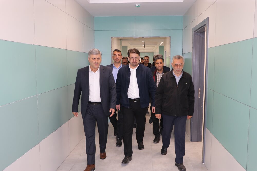 بازدید معاون استاندار اردبیل از پروژه‌های بیمارستان تامین اجتماعی سبلان