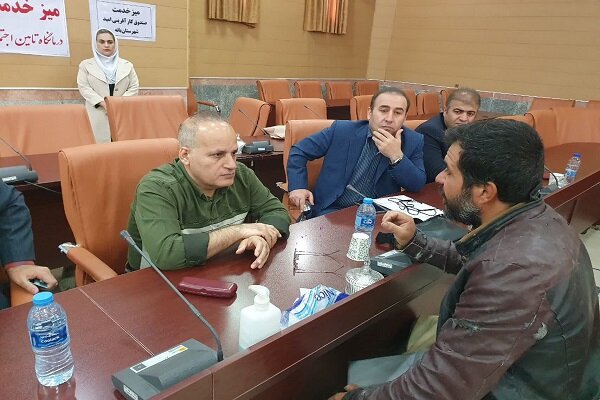 برگزاری جلسه رییس درمانگاه تامین اجتماعی شهرستان بانه با شرکای اجتماعی