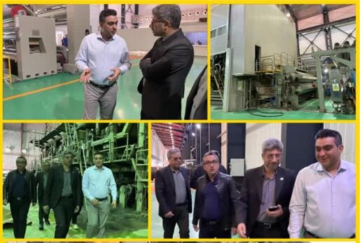 بازدید مدیرکل تعاون،کار و رفاه اجتماعی خراسان رضوی از شرکت پردیس کاغذ پارسیان

