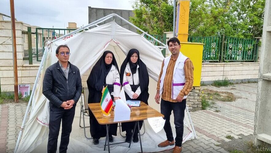 برپایی ایستگاه مشاوره رایگان بهزیستی در چالدران