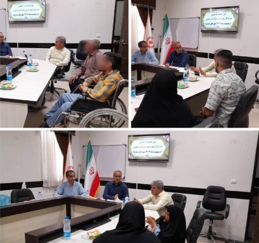 برگزاری میز خدمت با حضور مدیرکل بهزیستی خراسان جنوبی در بشرویه  