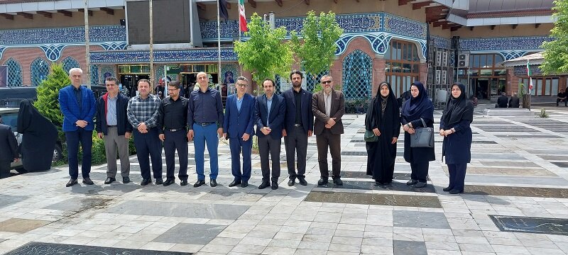 تجدید پیمان همکاران مدیریت درمان تامین اجتماعی استان گیلان با آرمان‌های شهدا