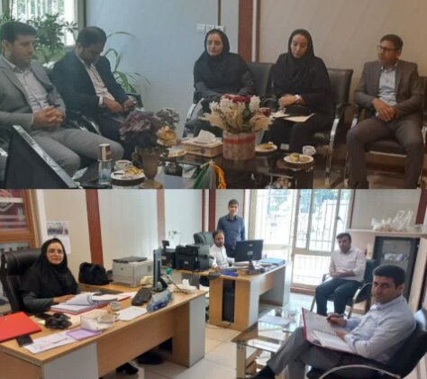 بازدید نظارتی‌ حوزه پشتیبانی و توسعه مدیریت اداره کل تامین اجتماعی کرمانشاه از شعبه ۴ 