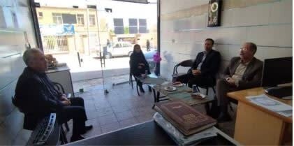 دیدار مدیر درمان تامین اجتماعی زنجان با ریاست کانون بازنشستگان و مستمری‌بگیران خدابنده 