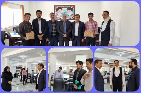 بازدید مدیرکل تامین اجتماعی استان سیستان و بلوچستان از شعبه زابل